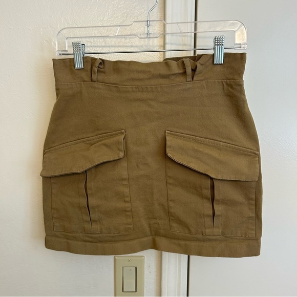 Zara Olive Green Utility Skirt Size Small Women’s - Picture 1 of 5
